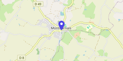 Carte OpenStreetMap — 5 place du Chevalier-Jehan, Montournais