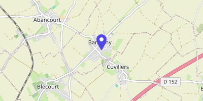 Carte OpenStreetMap — 83 rue d'En-Haut, Bantigny