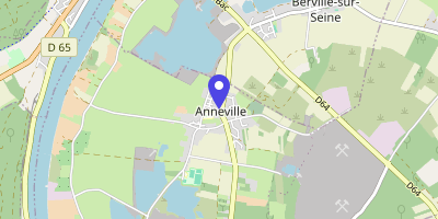 Carte OpenStreetMap — 300 rue Monseigneur-Lemonnier, Anneville-Ambourville