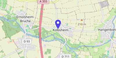 Carte OpenStreetMap — Rue de la Division-Leclerc, Kolbsheim