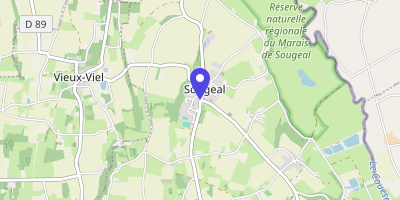 Carte OpenStreetMap — 8 rue de la Forge, Sougéal