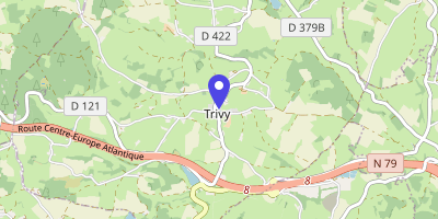 Carte OpenStreetMap — 71 rue de la mairie, Trivy
