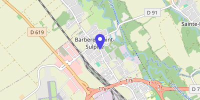 Carte OpenStreetMap — 14 rue Robert-Baudoin, Barberey-Saint-Sulpice
