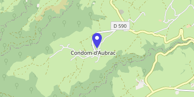 Carte OpenStreetMap — 62 place André Roustan, Condom-d'Aubrac