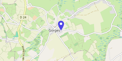 Carte OpenStreetMap — 14 rue du Château, Gorges