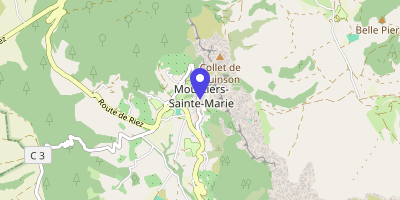 Carte OpenStreetMap — Rue du Seigneur-de-la-Clue, Moustiers-Sainte-Marie