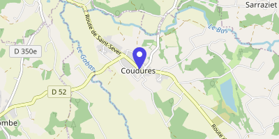 Carte OpenStreetMap — 2 rue Jean-Chicoy, Coudures