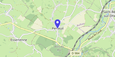 Carte OpenStreetMap — Place de la Mairie, Perreuil