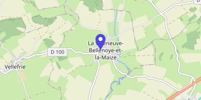 Carte OpenStreetMap — 1 place du Château, La Villeneuve-Bellenoye-La-Maize
