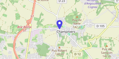 Carte OpenStreetMap — Le Bourg, Champniers