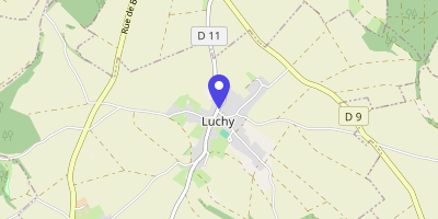 Carte OpenStreetMap — 2 rue d'Auchy, Luchy