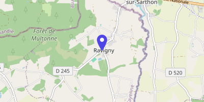 Carte OpenStreetMap — 106 route de Champfrémont, Ravigny
