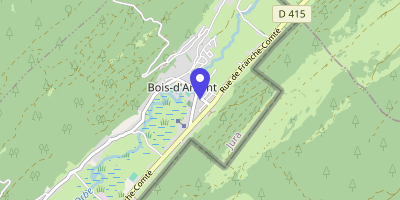 Carte OpenStreetMap — 90 rue de Nostang, Bois-d'Amont