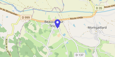 Carte OpenStreetMap — 211 rue de la Mairie, Beauvais-sur-Tescou
