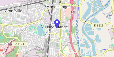 Carte OpenStreetMap — Place Jean-Burger, Hagondange
