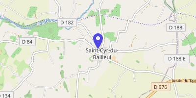 Carte OpenStreetMap — 8 rue de la Baie, Saint-Cyr-du-Bailleul