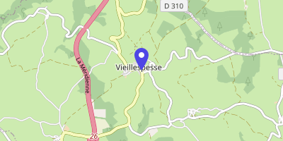 Carte OpenStreetMap — 5 allée des Tilleuls, Vieillespesse