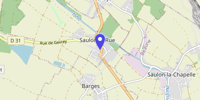 Carte OpenStreetMap — 12 rue des Chênetaux, Saulon-la-Rue