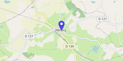 Carte OpenStreetMap — 2 rue du Calvaire, Fénery