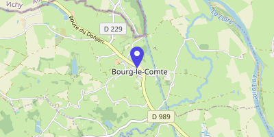 Carte OpenStreetMap — 65 place de la Mairie, Bourg-le-Comte