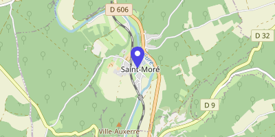 Carte OpenStreetMap — 1 place de la Mairie, Saint-Moré