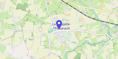 Carte OpenStreetMap — Place George-C.-Padgett, La Chapelle-Thouarault