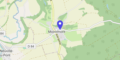 Carte OpenStreetMap — 13 rue Haute, Moiremont