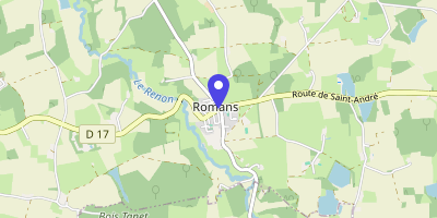 Carte OpenStreetMap — 30 route de Châtillon, Romans