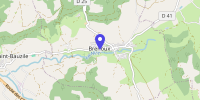 Carte OpenStreetMap — 2 place de l'Église, Brenoux