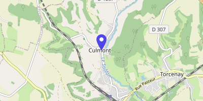 Carte OpenStreetMap — 4 rue de la Gare, Culmont