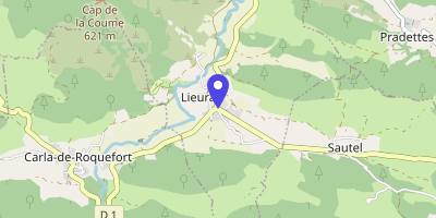 Carte OpenStreetMap — 4 avenue de l'Estrade, Lieurac