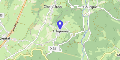 Carte OpenStreetMap — 1 rue des Baronnies, Artiguemy