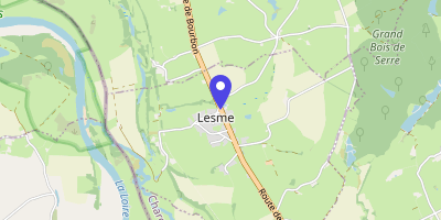 Carte OpenStreetMap — 2553 route de Decize, Lesme