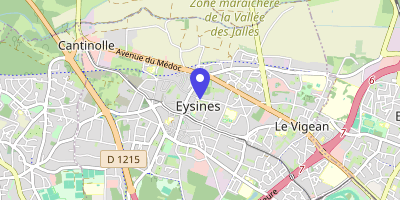 Carte OpenStreetMap — Rue de l'Hôtel-de-Ville, Eysines