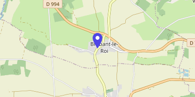 Carte OpenStreetMap — 13 bis rue Favarde, Brabant-le-Roi