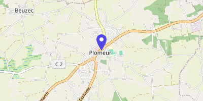 Carte OpenStreetMap — 1 place de la Mairie, Plomeur
