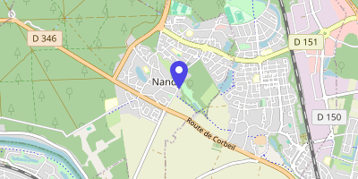 Carte OpenStreetMap — 9 place de la Mairie, Nandy