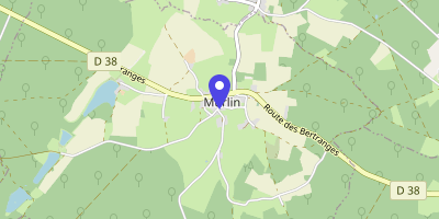 Carte OpenStreetMap — 1 Place Achille-Millien, Murlin