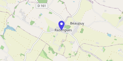 Carte OpenStreetMap — 18 route de Monferran, Razengues