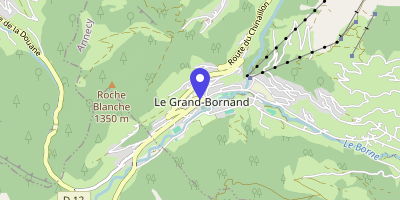 Carte OpenStreetMap — 21 route du Chinaillon, Le Grand-Bornand