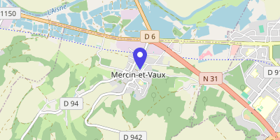 Carte OpenStreetMap — 7 rue Villa-la-Croix, Mercin-et-Vaux