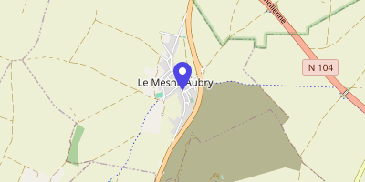 Carte OpenStreetMap — Place de la Mairie, Le Mesnil-Aubry