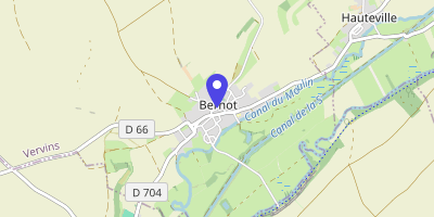 Carte OpenStreetMap — Place de l'Église, Bernot