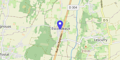 Carte OpenStreetMap — 5 rue Saint-Jean, Escondeaux