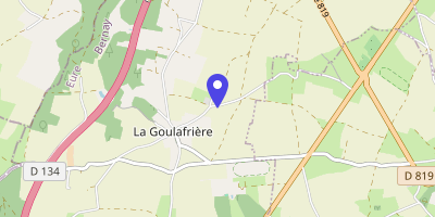 Carte OpenStreetMap — Place de la Mairie, La Goulafrière