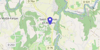 Carte OpenStreetMap — 310 route du Vercors, Saint-Thomas-en-Royans