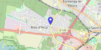 Carte OpenStreetMap — 2 avenue Paul-Vaillant-Couturier, Bois-d'Arcy