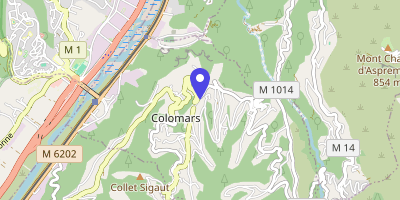 Carte OpenStreetMap — 3 rue Étienne-Curti, Colomars