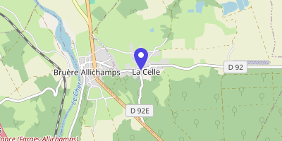 Carte OpenStreetMap — 8 rue des Pélerins, La Celle