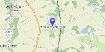 Carte OpenStreetMap — 18 rue de la Mairie, Arzillières-Neuville